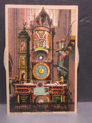 211.53 - Carte Postale A Systeme Ancienne, Horloge Astronomi…