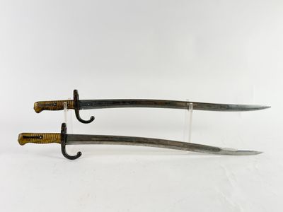 France Lot de deux baïonnettes Chassepot