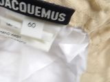 a close up of a label on a white shirt