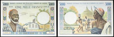 trois images différentes d'un homme et d'une femme figurant sur un billet de banque