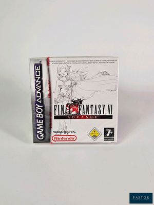 the box for the game final fantasy iv is empty