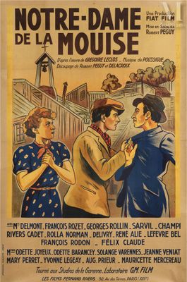 a poster for a movie starring a man and a woman talking to each other