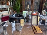 a table that has a lot of items on it