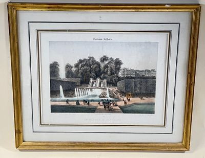 tableau représentant un petit avion, exposé dans un cadre accroché au mur