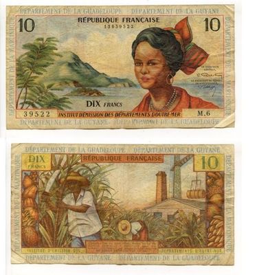 deux billets de banque différents sur lesquels figurent une femme et un homme