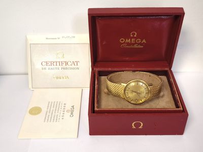 Montre OMEGA Constellation automatique en or pour homme