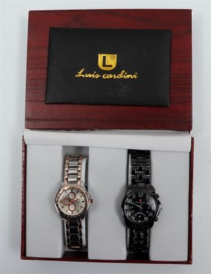 Un ensemble de montres Luigi Cardini.