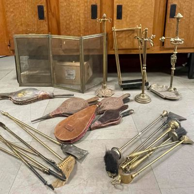 a lot of different items that are on the floor