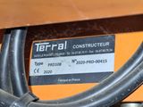 a close up of a cable connected to a machine