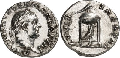 a silver coin with an image of a man on it