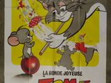 the poster for tom and jerry starring tom and jerry