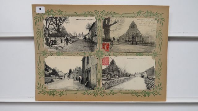 Basville : Lot de 8cpa. 1 défaut sur 1 carte. Les autres : TBE.