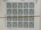 une image représentant une photo de quelques timbres sur une feuille de papier