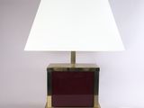 an image of a table lamp with a white shade on it