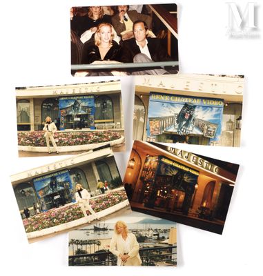 several pictures of people are shown in a series of photographs