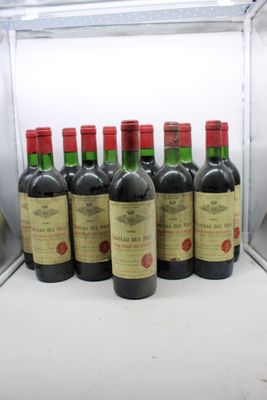 1980, Ch DES ROCS, Bordeaux Supérieur; 12 bouteilles, voir p…