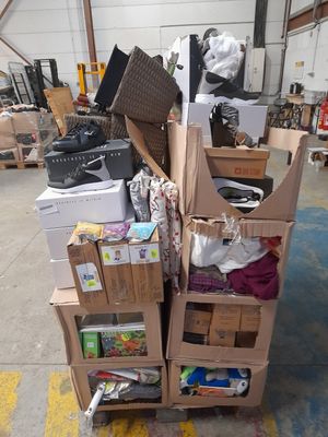 a pile of boxes that are stacked on top of each other