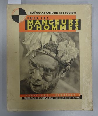 the cover of a book with an image of a man wearing a headdress