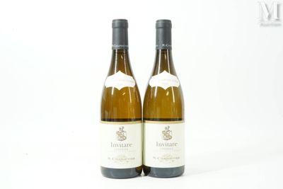 deux bouteilles de vin posées l'une à côté de l'autre sur une surface blanche