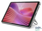 a close up of a tablet with a pen on top of it