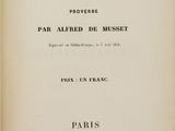 an old book with a black and white image of the title in french