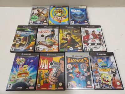 a lot of video games that are on the table
