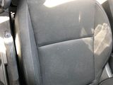 the interior of a car with black leather seats and black trims