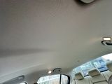 a picture of a view of a car from the back seat