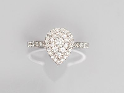 a diamond cluster ring
