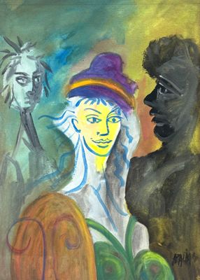 Dimitri BALIAS (né en 1943) Commedia dell'arte
