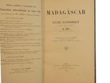an open book with a picture of the title of madagascar