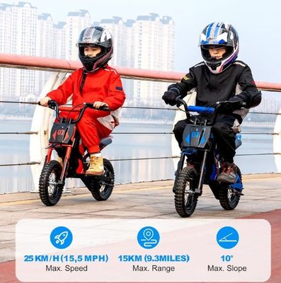 deux enfants à vélo sur un pont près d'un plan d'eau