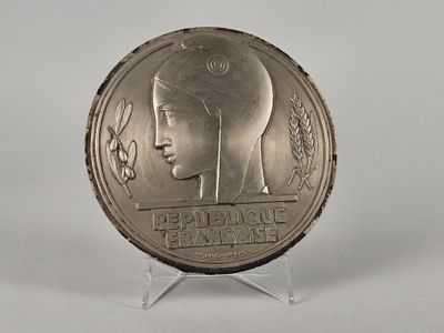 an image of a silver coin with a woman ' s face on it