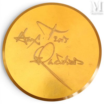 MATHIEU Georges (1921-2012) Médaille en bronze