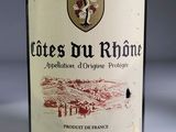 a bottle of wine that is sitting on a table