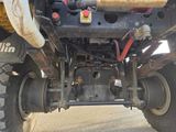 a close up view of the front of a large truck