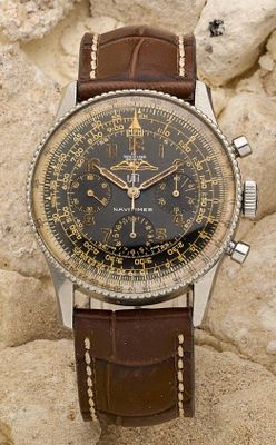 BREITLING NAVITIMER Montre bracelet chronographe en acier, c…