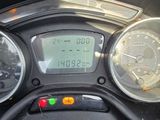a close up of a speedometer on a motorcycle