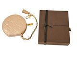 louis vu vu gold coin purse with chain