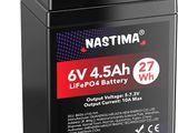 a black battery box with a red and white logo on it