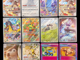 de nombreuses cartes Pokémon sur fond noir