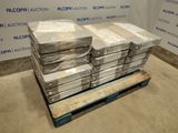 several stacks of silver bars stacked on top of a pallet