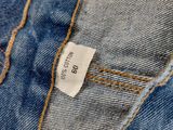 a close up of a label on a pair of jeans