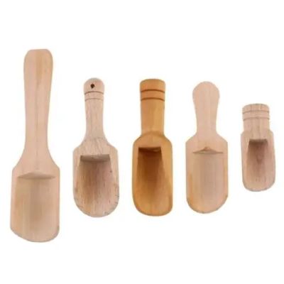 858 / Ensemble de 8 cuillères en bois SRJQXH, petites …