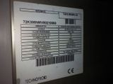 a picture of a close up of a label on a refrigerator