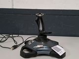 a game controller sitting on top of a table