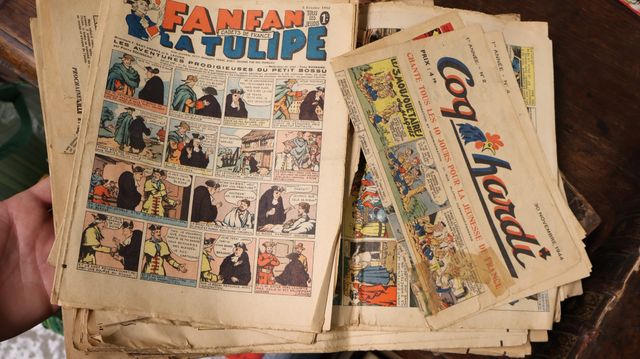 BD: FANFAN la TULIPE. Lot de journaux des années 1941et 42. Du n°...