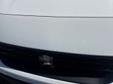 a close up of a car ' s front grill and hood