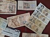 a lot of old money that are on the table