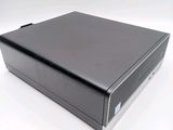 an image of a black computer case sitting on top of a white surface